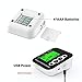Blood Pressure Monitor, Blood Pressure Machine, Digital Automatic Upper Arm Blood Pressure Monitor and Heart Rate Pulse with Wide-Range Cuff for Home Use, 198 Memories, Three-Color Backlight Display