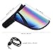 LIOOBO UV Protection Sun Visor Cap Poker Visor Hat for Hiking Golf Tennis Outdoors Fishing, As Shown, Medium