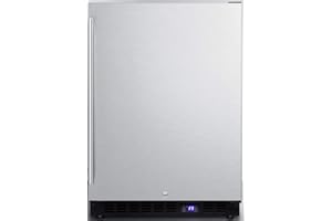 SUMMIT APPLIANCE Summit SCFF53BSS Under Counter Upright Freezer, Stainless-Steel