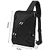 beyle Sling Bag, Shoulder Bag Chest Shoulder Backpacks Bags Fashion Crossbody Triangle Rucksack for Hiking or Multipurpose Daypacks for Man Women Lady Girl Teens(Balck)