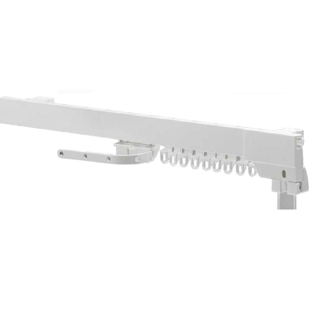 Harrison Drape Extra Corded Plastic Curtain Track/Valance Rail Set