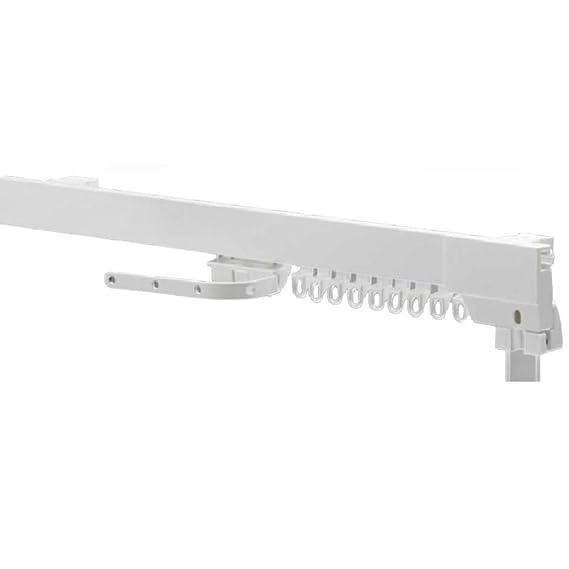 Harrison Drape Extra Corded Plastic Curtain Track/Valance Rail Set