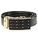 Leather Belts for Men,Charminer Leather Automatic Buckle Belts