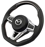 D-Shaped Carbon with Leather Steering Wheel