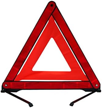 KEEPING Car Warning Sign Safety Triangle Reflective Hazard Breakdown Emergency Light Folding