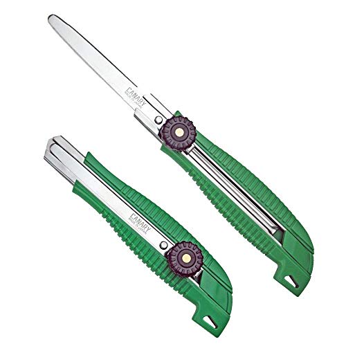 CANARY Heavy Duty Box Cutter Retractable Blade, Safety Corrugated