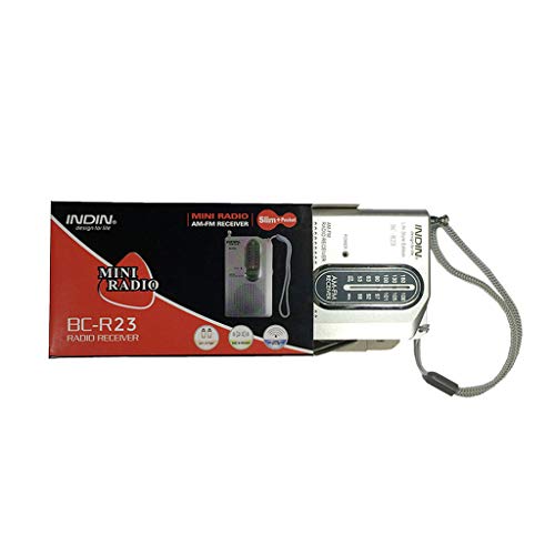jiumoji Portable Travel Radio Handheld Pocket AM/FM Transistor Radio-Battery Powered with Earphone Jack - Thumbnail 5