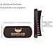 BEARDCLASS Curved Boar Beard Brush and Dual Sided Comb Kit Set with Mustache Nose Scissors and Small Comb