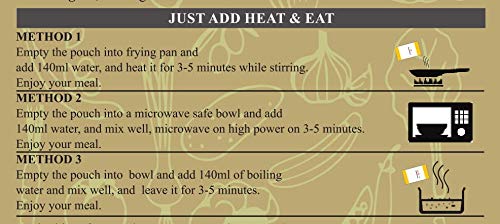 Mashed Cottage Cheese and Vegtable (Paneer Bhurji) - Pack of 4 Freeze Dried Gourmet Indian Entree Ready-to-Eat Vegetarian Meal for Indian Kitchen Foods - Each Rehydrated Wt. 7.50 oz