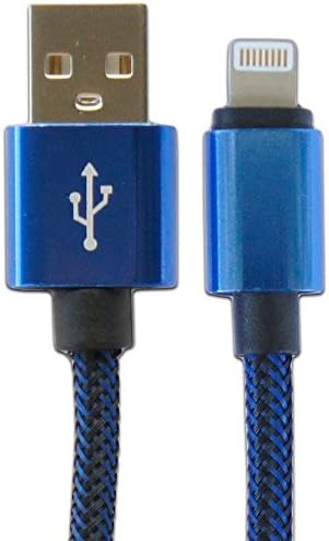 ROCKLEY 10ft Nylon Braided Lightning Cable for iPhone 6/6s,iPhone 6/6 Plus,iPhone 5/5s,iOS Devices (four colors,three lengths) (10ft, Blue)