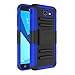 Elegant Choise Galaxy J7 Sky Pro Case, Galaxy J7 V Case, Galaxy J7 Perx Case, Heavy Duty Full Body Protective Case Cover with Belt Swivel Clip and Kickstand for Samsung Galaxy J7 2017 (Blue/Black)