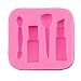 KALAIEN Mini Lipstick Baking Fondant Cake Decorating Makeup Cosmetic Silicone Mold Chocolate Baking Mould 2.3