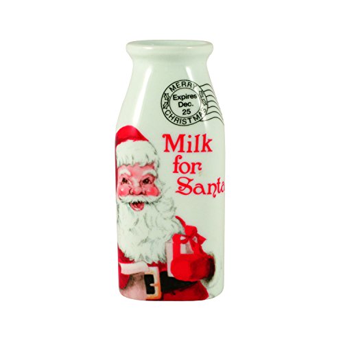 Fitz & Floyd 3 Piece Letters to Santa Collection Milk & Cookie Press, Red/White - Thumbnail 2