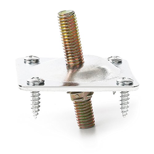 11 Degree Angled Leg Mounting Plates, Furniture Leg Attachment Plates