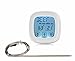 LUOYIMAN Meat Thermometer Kitchen Timer Digital Cooking Thermometer 100 Seconds Countdown Timer (White)