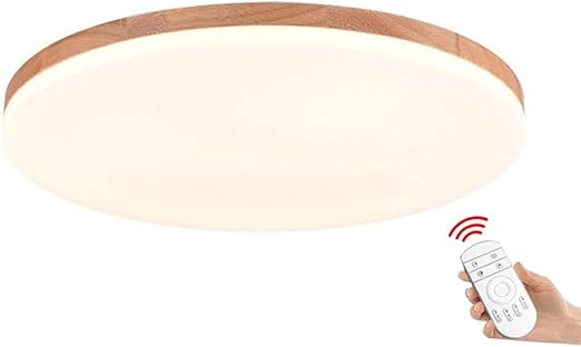 sjun plafon madera salon lampara redonda plana salon proyeccion madera roble lampara de techo dormitorio vintage lampara techo luz de habitaciones con