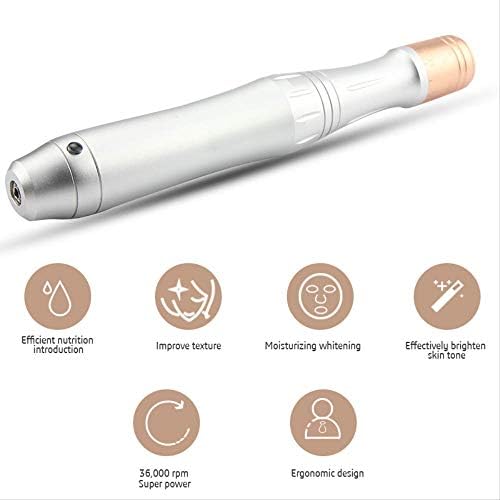 Hot Sale Silver Nano Electric Derma Pen Microneedle Instrument Beauty Equipment Semi-permanent Embroidery Tattoo Gun