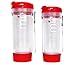 Teami BPA Free Plastic Tumbler, Red