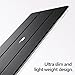 Poetic Slimline iPad Pro 10.5 Smart Cover Case SlimShell Slim-Fit Trifold Cover Stand Folio Case with Auto Wake/Sleep for Apple iPad Pro 10.5 Black