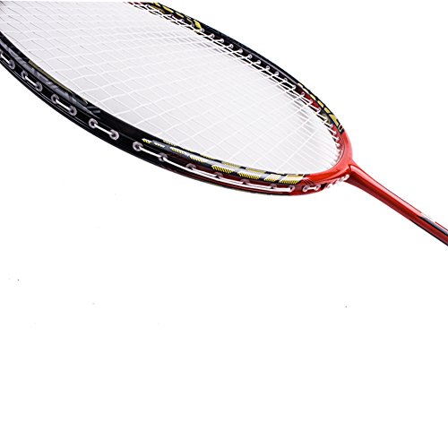 Senston 2 Player Badminton Racket Set Double Rackets Carbon Fiber
