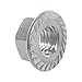SNUG Fasteners (SNG269) Fifty (50) 1/4-20 Zinc Plated Serrated Flange Hex Lock Nuts