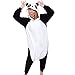 Funziez! Adult Onesie Halloween Costume - Animal and Sea Creature - Plush One Piece Cosplay Suit for Adults, Men and Women Panda