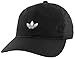 adidas Originals Men's Relaxed Modern II Strapback Cap, Black/Silver, One Size