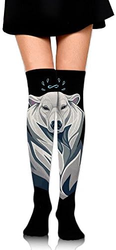 Pompous Polar Bear Womens Girls Sexy Over Knee Leg High Boot Socks Girls Leggings
