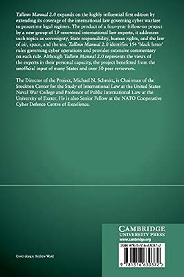 Tallinn Manual 2 0 On The International Law Applicable To Cyber