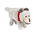 JINX Minecraft Wolf Plush Stuffed Toy, Gray, 15