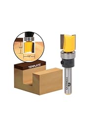 yonico 14169q Bisagra Mortising Bit Router con 1 2-inch x 1 2-inch H 1 4-inch Vástago