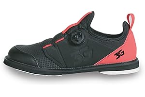 900 Global 3G Men's Speed Dial Right Hand Bowling Shoes - Black/Red 9 M US