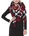 Achillea Women's Oversized Tartan Plaid Check Blanket Scarf Large Square Winter Warm Shawl Wrap