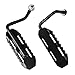 Front Foot Pegs Compatible for 1997-2006 Jeep Wrangler TJ 2door Exterior Door Hinge Foot Peg Rest Pedal Pair
