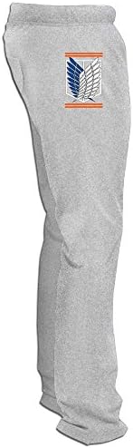 Texhood MEN'S Attack On Titan Logo Ash Harem Pants Size XXL