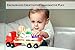 Classic Wooden Toy Truck with Animals for 2, 3 Year Olds, with Detachable Trailer Carrier & Solid Wood Hippo, Giraffe, Zebra & Crocodile Pieces for Preschool Kids, Toddlers Boys & Girls