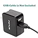 Rapid 17W 3.4Amp 2-Port Compact USB Home Wall Fast Power Charger with Smart Detect for Amazon Kindle, Fire HD 6, HD 7 8 10 - Fire HD 8.9, HD8, HD10, Kids Edition - Kindle Fire HDX, HDX 7, HDX 8.9