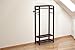 Stony Edge Wood Coat & Shoe Garment Rack and Hat Stand for Hallway or Front Door Entryway – Free-Standing Clothing Rail Hanger – Easy to Assemble – Espresso