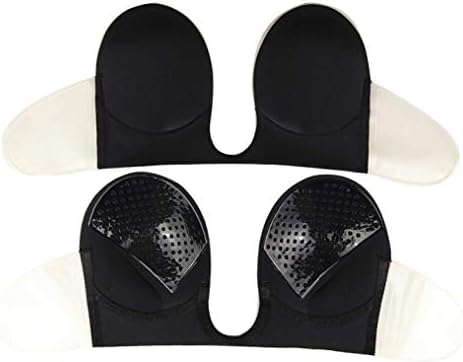Womens Self Adhesive Bra Deep U Strapless Bra Seamless Backless Bra Reusable Invisible Push up Bra