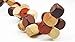 SFTRANS Puzzle Toys, Wood Brain Teaser with Kongming Lock 3D Snake Cube Puzzles, Best Gift for Child/Adults, Birthdays, Valentine’s Day, Thanksgiving, (2.9 x 2.9 x 2.9 inches)