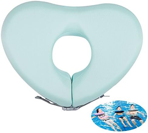 Zerlar Love Heart Shape Neck Support Swimming Pool Float for Aqua Aerobics Fitness Fun Recreational Water Pool Toy Fits Adults and Teenagers