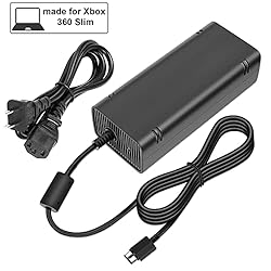 AC Adapter with Cable for Xbox 360 Slim Power