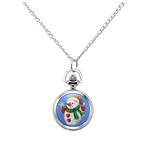 Cute pocket watch pendant necklace for kids