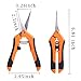 Ginbel Direct Gardening Lawn Care Stainless Steel Trimming Scissors Pruning Shear Straight Precision Blades Shears Scissors (3PACK)thumb 1