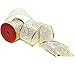 24 Yard Gold and Silver Ribbon Rolls Wired Edge Organza 2.5