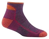 Darn Tough Hike/Trek Cushion Quarter Socks - Women's Plum Heather Medium