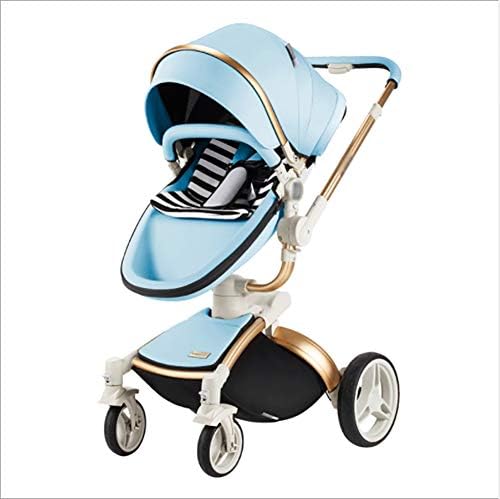 Baby Stroller Eggshell Design Can Sit Reclining Shockproof Two-way Implementation Breathable High Landscape Design