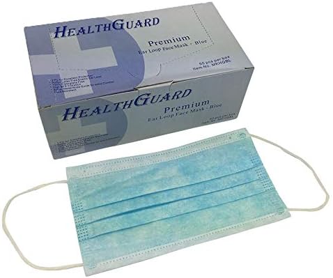100 PCS (2 BX) 3-Ply Commercial Grade Dental Surgical Medical Disposable EarLoop Face Masks, Latex Free | FDA Registered & Approved!
