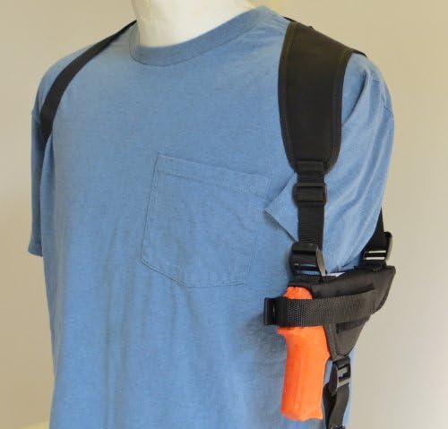 Shoulder Holster for S&amp;W SW9VE,SW40VE,SIGMA with Underbarrel Laser Mounted on the Gun