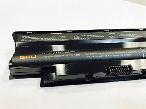 New GHU Battery J1KND 4T7JN 58 Whr For Dell Inspiron 13R (N3010) 14R (N4010 N4110) 15R (N5010 N5110) 17 (N7010), M4110 Part # J1KND WT2P4 383CW 4T7JN 312-1205 312-0233 312-0234